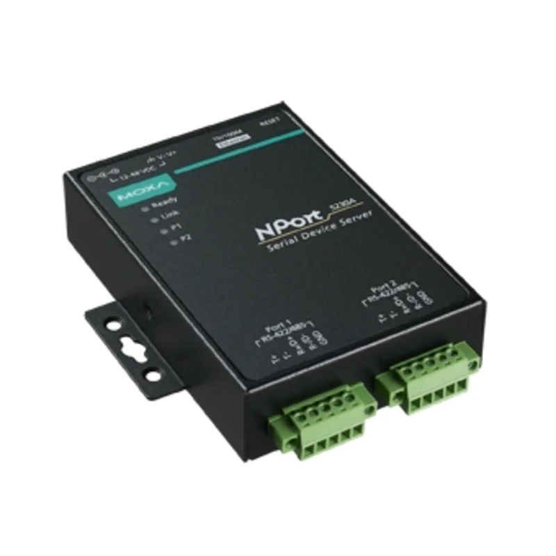 MOXA NPort 5230A - 2-портовый усовершенствованный преобразователь RS-422/485 в Ethernet