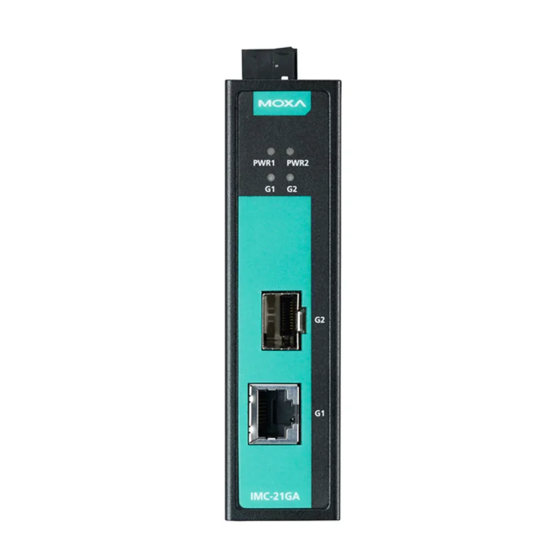MOXA IMC-21GA - Медиаконвертер Gigabit Ethernet 10/100/1000BaseTX в 100/1000BaseSFP в металлическом корпусе