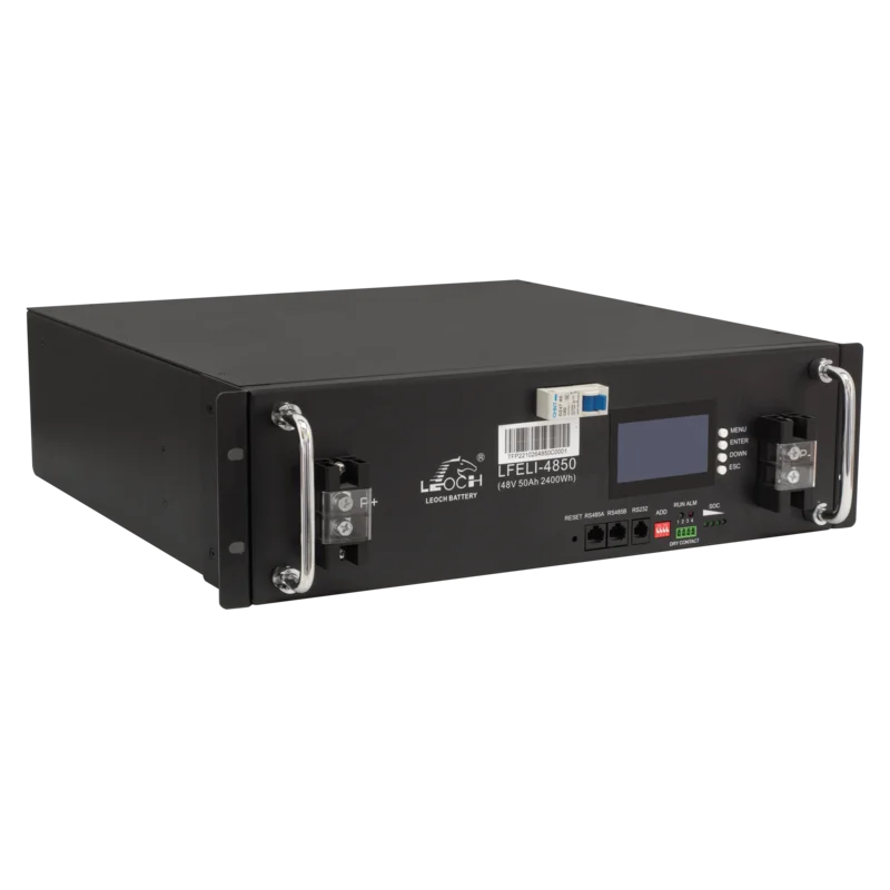 Leoch LFeLi-4850 - Литий-железо-фосфатная (LiFePO) аккумуляторная батарея, 48В, 50Ач, макс. ток заряда 50А, макс. ток разряда 50А, вес 32кг
