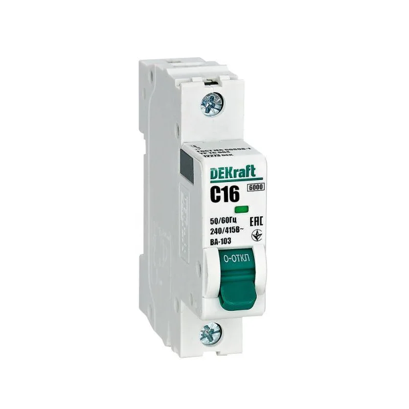 DEKraft 12273DEK - Выключатель автоматический модульный 1п C 16А 6кА ВА-103