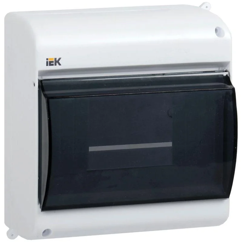 IEK MKP42-N-06-30-09 - Корпус ОП КМПн 2/6 Krepta 3 IP30 для 6-х авт. выкл. прозр. крышка пластик. бел.