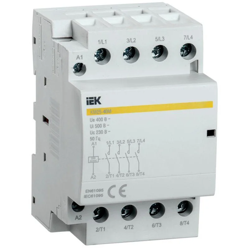 IEK MKK21-25-40 - Контактор модульный КМ25-40М AC/DC