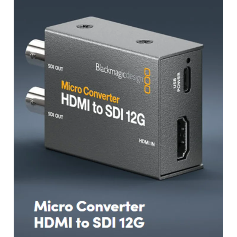 Blackmagic Micro Converter HDMI to SDI 12G (BMD-CONVCMIC-HS12G) - Конвертер микро HDMI в SDI 12G