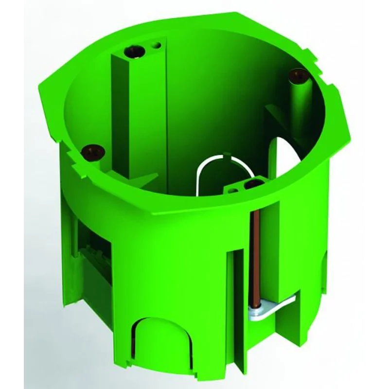 HEGEL КУ1205 - Коробка установочная СП 68х60мм IP30 для гипсокартон. с метал. лапками