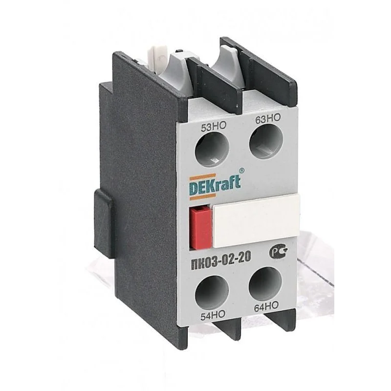 DEKraft 24101DEK - Приставка контактная ПК-03 лицев. доп. контакты 2НО