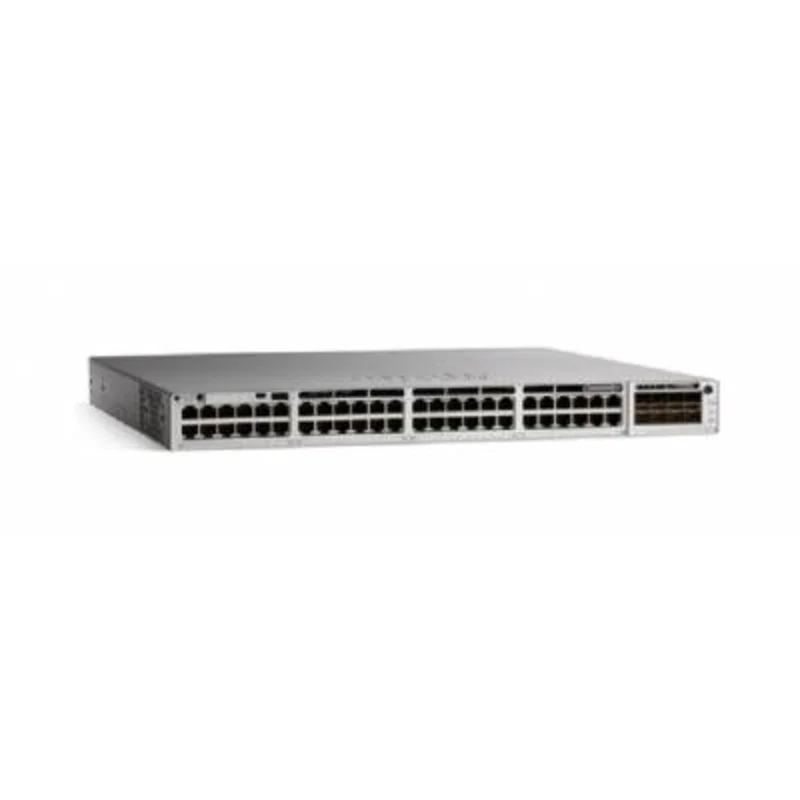 Cisco Catalyst C9300-48T-A - Управляемый коммутатор Layer3, 48 портов 10/100/1000 Base-T, с модулем аплинка: 4 x 1G порта, 4 x Multigigabit (100M,1G, 2.5G, 5G и 10G) порта, 8 x 10G порта, 2 x 25G порта и 2 x 40G порта