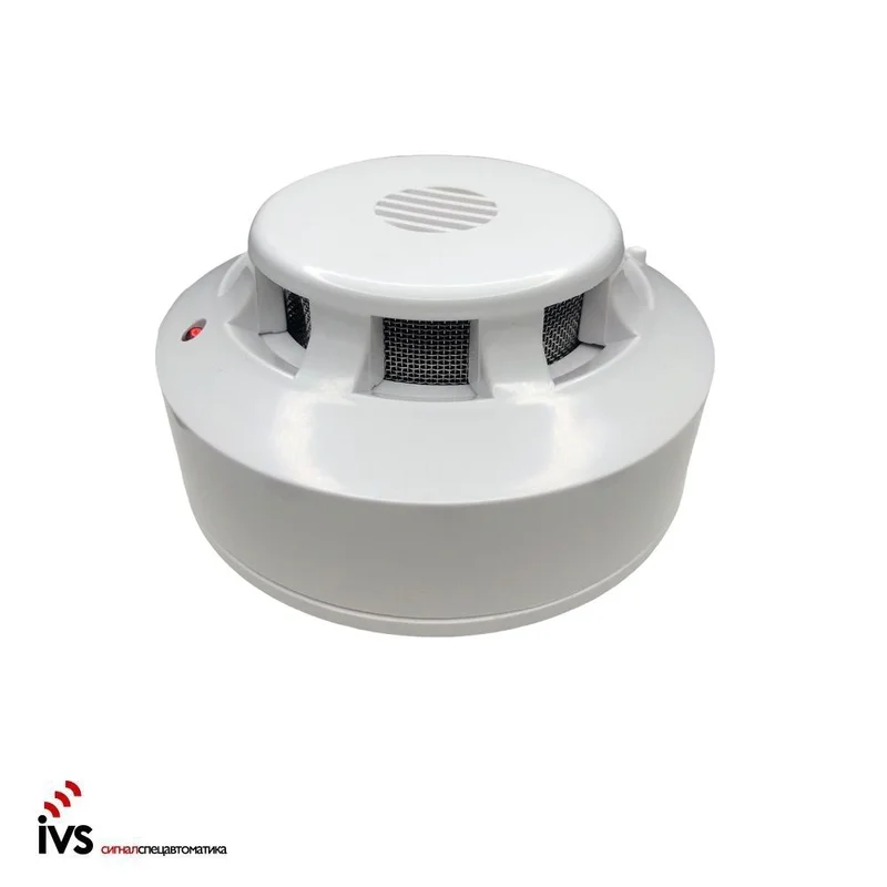 ИВС&IVS ИП-212-43 АМК - Извещатель предназначен для обнаружения загораний, сопровождающихся появлением дыма и выдачи звуковых и световых сигналов оповещения о пожаре.