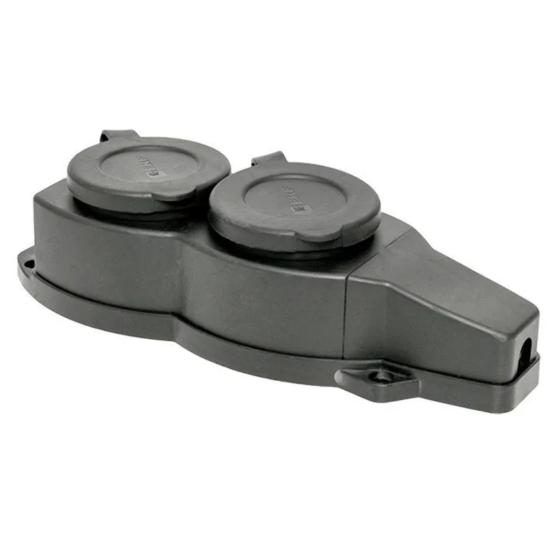 EKF RPS-018-16-230-44 - Розетка 2-м 16А IP44 2P+PE 230В с защ. крышками каучук Basic купить в Казани 	Характеристики										Общие																Вид товара										Колодка удлинителя														Вы