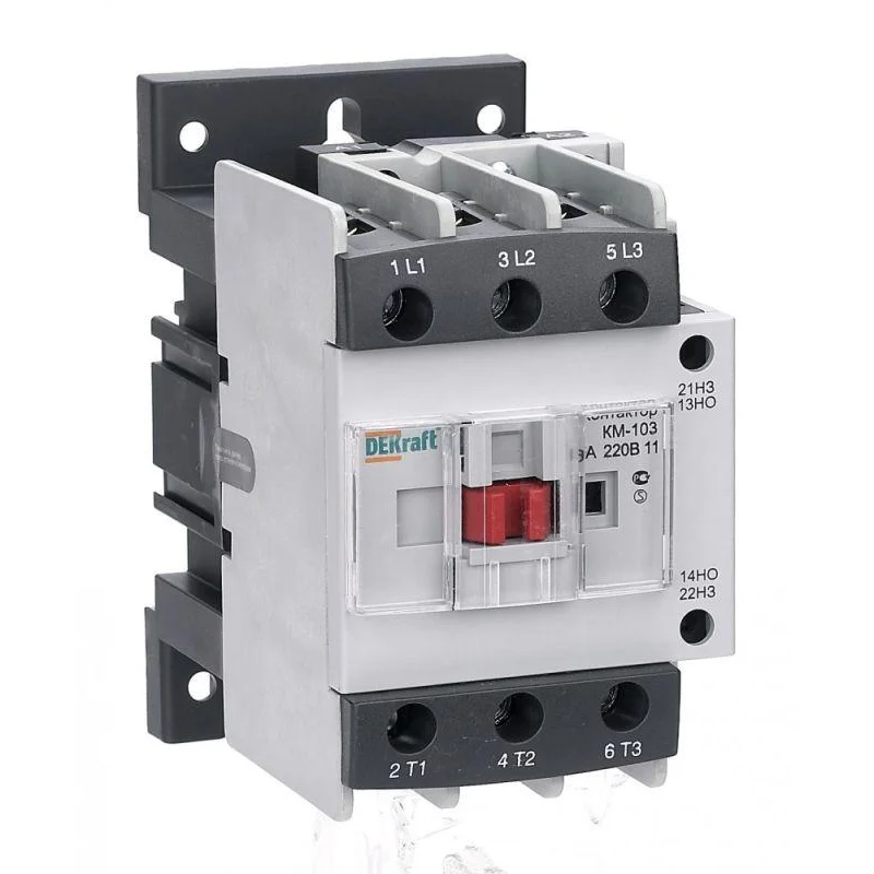 DEKraft 22138DEK - Контактор КМ-103 65А кат. 220В AC 1НО+1НЗ AC-3