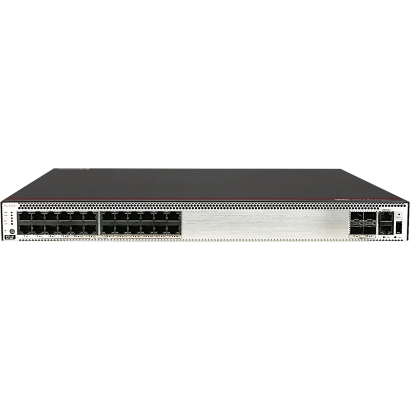 Huawei CloudEngine S5731-H24T4XC - Коммутатор, скорость передачи 125млн пакетов в секунду, коммутационная емкость 288/672Гбит/с, с фиксированными 24*10/100/1000Base-T, и 4*SFP+ 10 Гбит/с, слотом расширения, резервируемые блоки питания