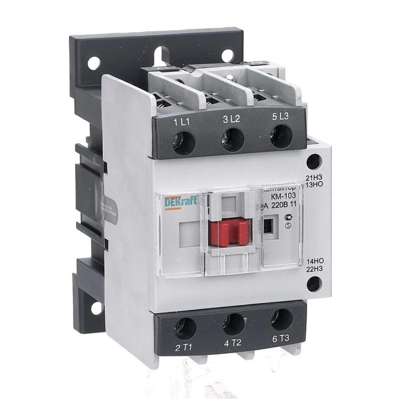 DEKraft 22133DEK - Контактор КМ-103 50А кат. 220В AC 1НО+1НЗ AC-3