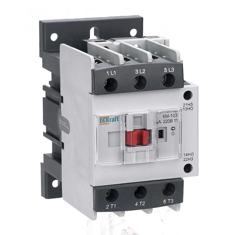 DEKraft 22128DEK - Контактор КМ-103 40А кат. 220В AC 1НО+1НЗ AC-3