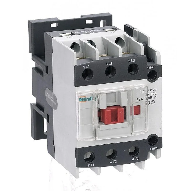 DEKraft 22123DEK - Контактор КМ-103 32А кат. 220В AC 1НО+1НЗ AC-3