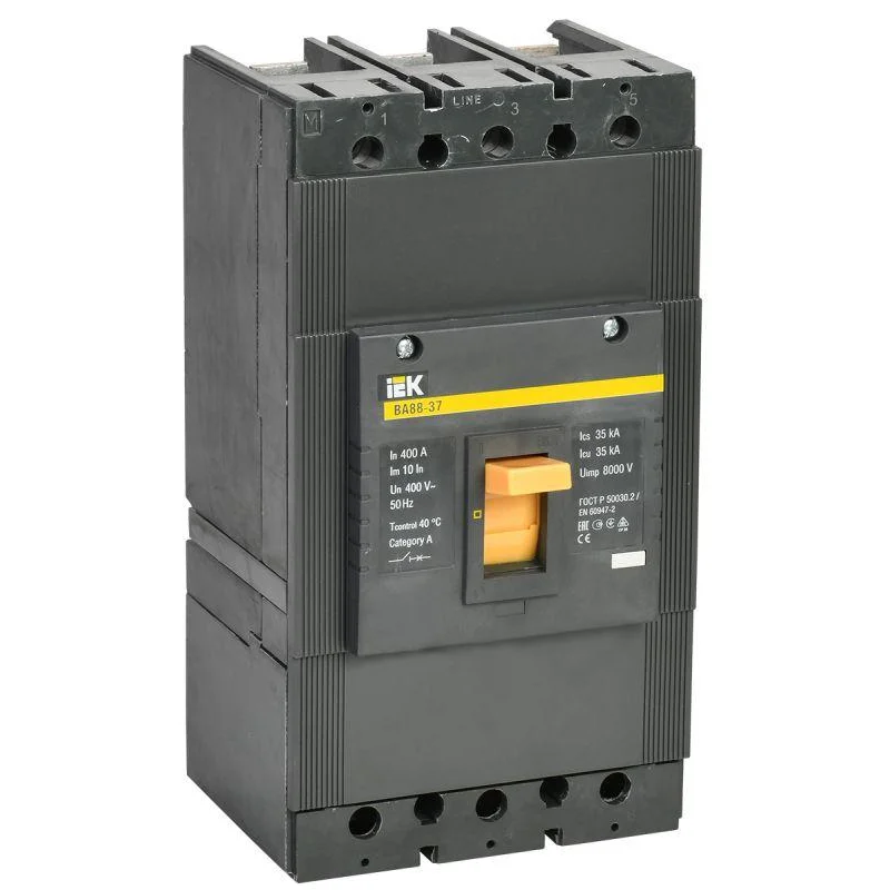 IEK SVA40-3-0400;SVA40-3-0400-R - Выключатель автоматический 3п 400А 35кА ВА 88-37