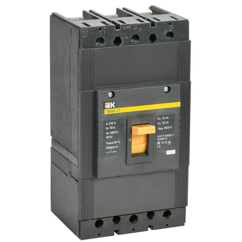 IEK SVA40-3-0315;SVA40-3-0315-R - Выключатель автоматический 3п 315А 35кА ВА 88-37