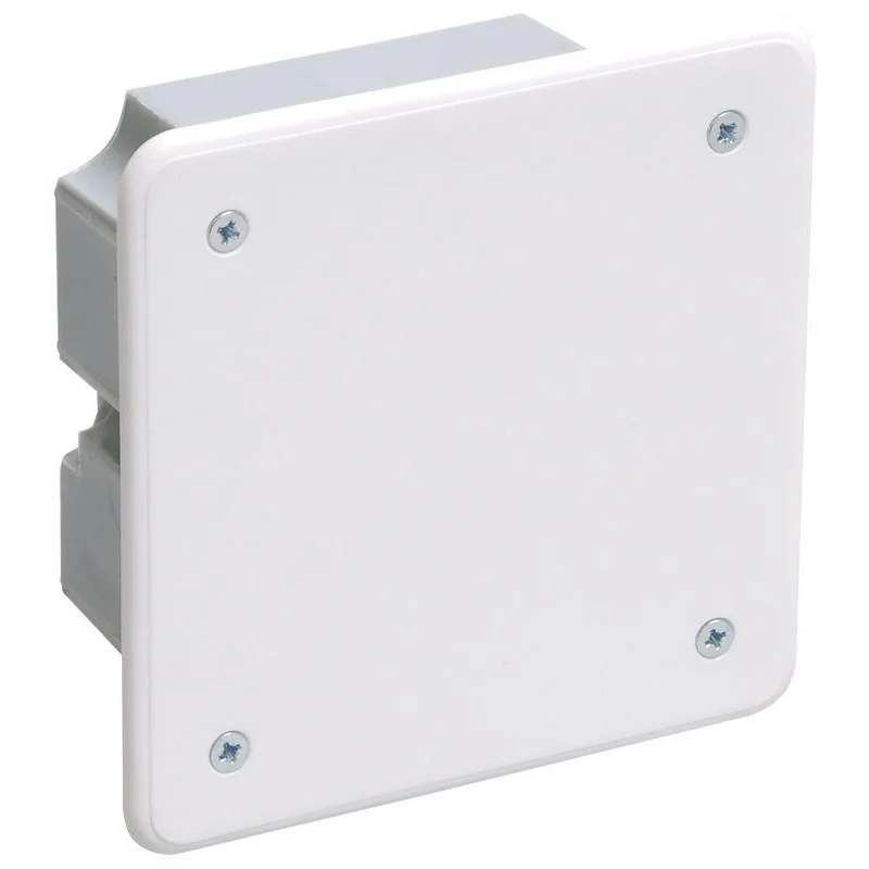 IEK UKG11-092-092-040-M - Коробка распаячная СП 92х92х45 КМ41021 для полых стен (с саморезами метал. лапки. с крышкой)