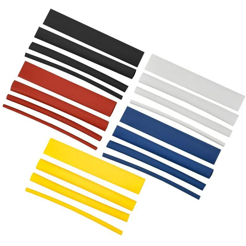 IEK UDRS-D2-D8-10-2 - Набор трубок термоусадочных тонкостен. ТТУ 2/1; 4/2; 6/3; 8/4 (Ж; С; К; Ч; Б) 20х8см разноцвет.