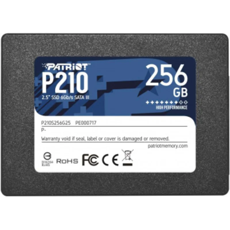 Patriot P210S256G25 - Накопитель SSD SATA-III 256GB P210S256G25 P210 2.5
