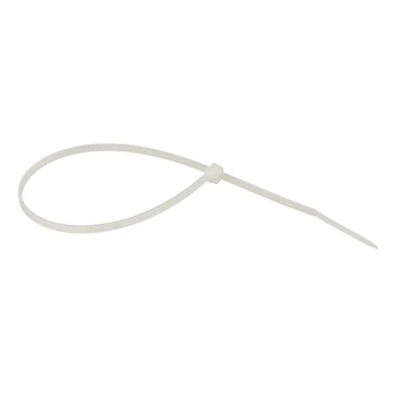 EKF plc-c-2.5x200 - Хомут кабельный 2.5х200 нейл. бел. (уп.100шт)