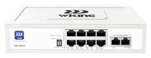Wi-Tek WK-PS210 v2 - Коммутатор WIKING неуправляемый PoE 76Вт, 8FE(PoE)+2FE