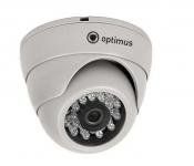 Optimus IP-E021.0(3.6) -  IP-камера, 1.0Мп , купольная, 12V, 3.6mm, ИК 20м, IP20, 720P