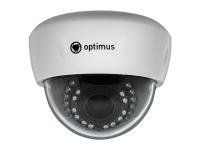 Optimus IP-E021.3(2.8-12)AP -  IP-камера, 1.3Мп , купольная, 12V/PoE 802.3af, 2.8-12mm, ИК 22м, IP20, 720P