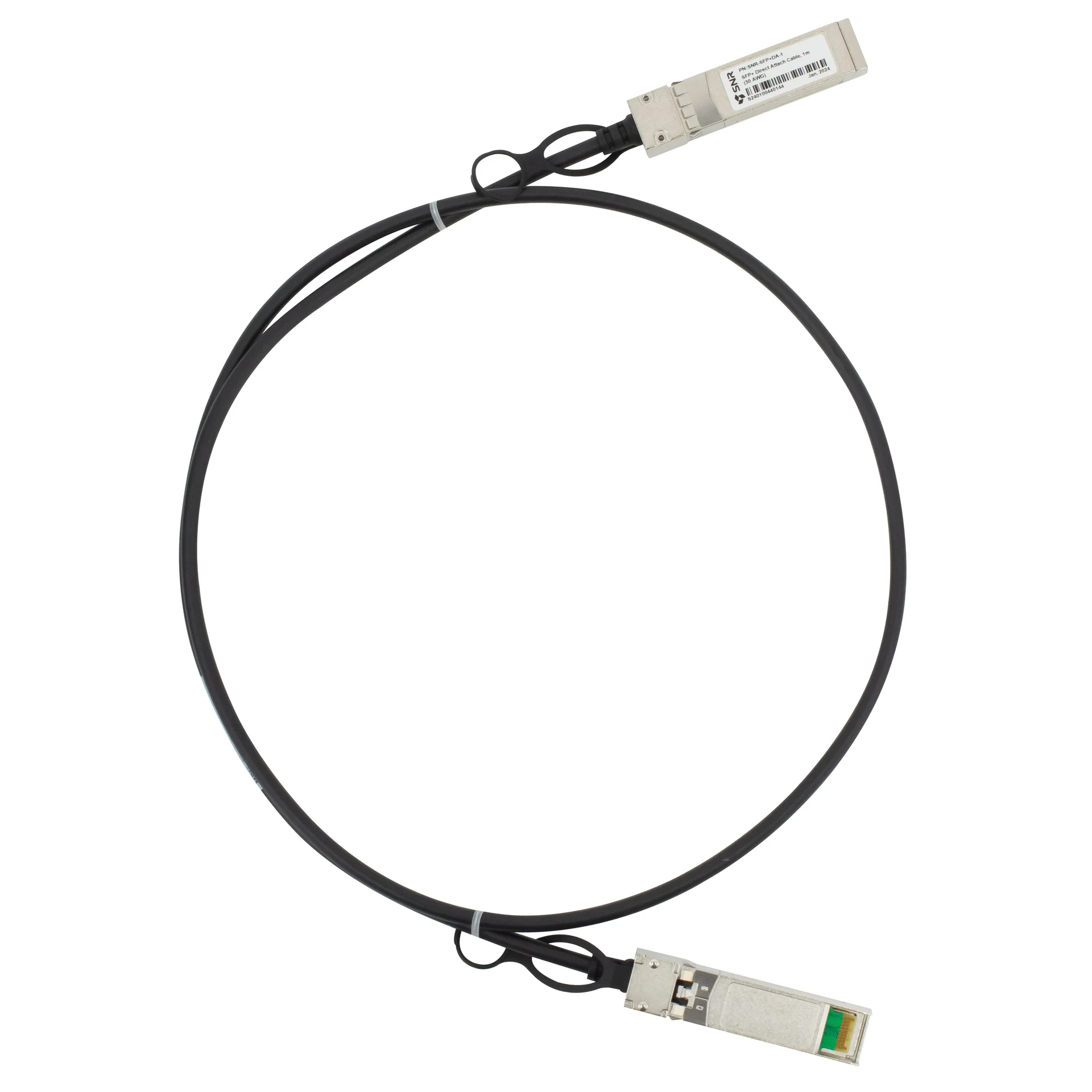 SNR-SFP+DA-2 - Direct Attached Twinax кабель, SFP+ 10GBASE, дальность до 2м, 30AWG [08635]