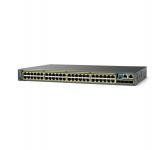 Cisco Catalyst WS-C2960S-48LPS-L - Управляемый коммутатор Layer2, 48 портов 10/100/1000Base-T, 4 порта 1000Base-X SFP, PoE стандарта IEEE 802.3at (12 портов до 30W), IEEE 802.3af (24 порта до 15.4W, 48 портов до 7.7W)