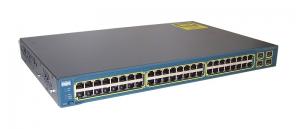 Cisco Catalyst WS-C3560-48TS-S - Коммутатор Layer3, 48 портов 10/100Base-T, 4 порта 1000Base-X(SFP), блок питания AC