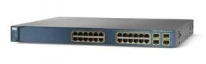 Cisco Catalyst WS-C3560G-24PS-S - Коммутатор Layer3, 24 порта 10/100/1000Base-T PoE, 4 порта 1000Base-X(SFP), Cisco Inline Power, PoE