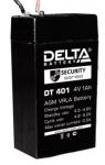Delta DT 401 - Аккумуляторная батарея, AGM, 1Ач, 4В купить в Казани 	Delta DT 401															Герметизированные VRLA свинцово-кислотные аккумуляторы DELTA серии DT сп