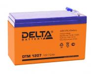 Delta DTM 1207 - Аккумуляторная батарея, AGM, 7Ач, 12В