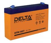 Delta DTM 607 - Аккумуляторная батарея, AGM, 7Ач, 6В