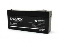 Delta DT 6033 - Аккумуляторная батарея, AGM, 3.3Ач, 6В купить в Казани 	Delta DT 6033															Герметизированные VRLA свинцово-кислотные аккумуляторы DELTA серии DT с