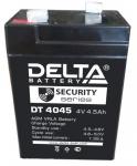 Delta DT 4045 (47мм) - Аккумуляторная батарея, AGM, 4.5Ач, 4В купить в Казани 	Delta DT 4045															Герметизированные VRLA свинцово-кислотные аккумуляторы DELTA серии DT с