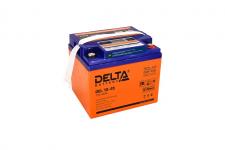 Delta GEL 12-45 - Аккумуляторная батарея, AGM+GEL, 45Ач, 12В, LCD-дисплей, контроллер