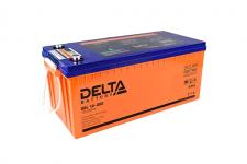 Delta GEL 12-200 - Аккумуляторная батарея, AGM+GEL, 200Ач, 12В, LCD-дисплей, контроллер