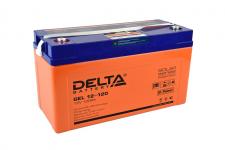 Delta GEL 12-120 - Аккумуляторная батарея, AGM+GEL, 120Ач, 12В, LCD-дисплей, контроллер