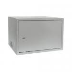 Антивандальный шкаф, компактного размера, предназначен для установки в местах с ограниченным контролем доступа 19’’ сетевого активного и пассивного оборудования