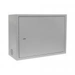 Антивандальный шкаф, компактного размера, предназначен для установки в местах с ограниченным контролем доступа 19’’ сетевого активного и пассивного оборудования