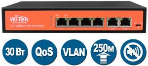 Неуправляемый коммутатор WI-PS505V с функцией PoE(Power over Ethernet) предназначен в первую очередь для инсталляций IP-телефонии. Но при правильной оценке PoE бюджета коммутатор также можно применять и в проектах IP-видеонаблюдения и WiFi