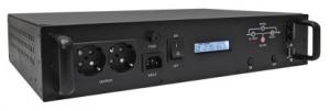 SNR-UPS-LIRM-1000-PS - ИБП Line-Interactive 1000ВА/600Вт, АКБ: 2*7Ач/12В, Rackmount 2U, Schuko, LCD (чистый синус на выходе)
