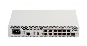 Eltex ESR-12VF - Сервисный маршрутизатор: 8х Ethernet 10/100/1000 Base-T; 1х 1000Base-X (SFP); 1х RS-232 (RJ-45); 2 порта USB2.0