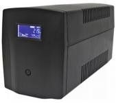 SNR-UPS-LID-1200 - ИБП Line-Interactive 1200ВА/720Вт, АКБ: 2*7Ач/12В, Schuko, USB, LCD