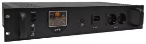 SNR-UPS-LIRM-600 - ИБП Line-Interactive 600ВА/360Вт, АКБ: 1*7Ач/12В, Rackmount 2U, Schuko, LCD, RS-232
