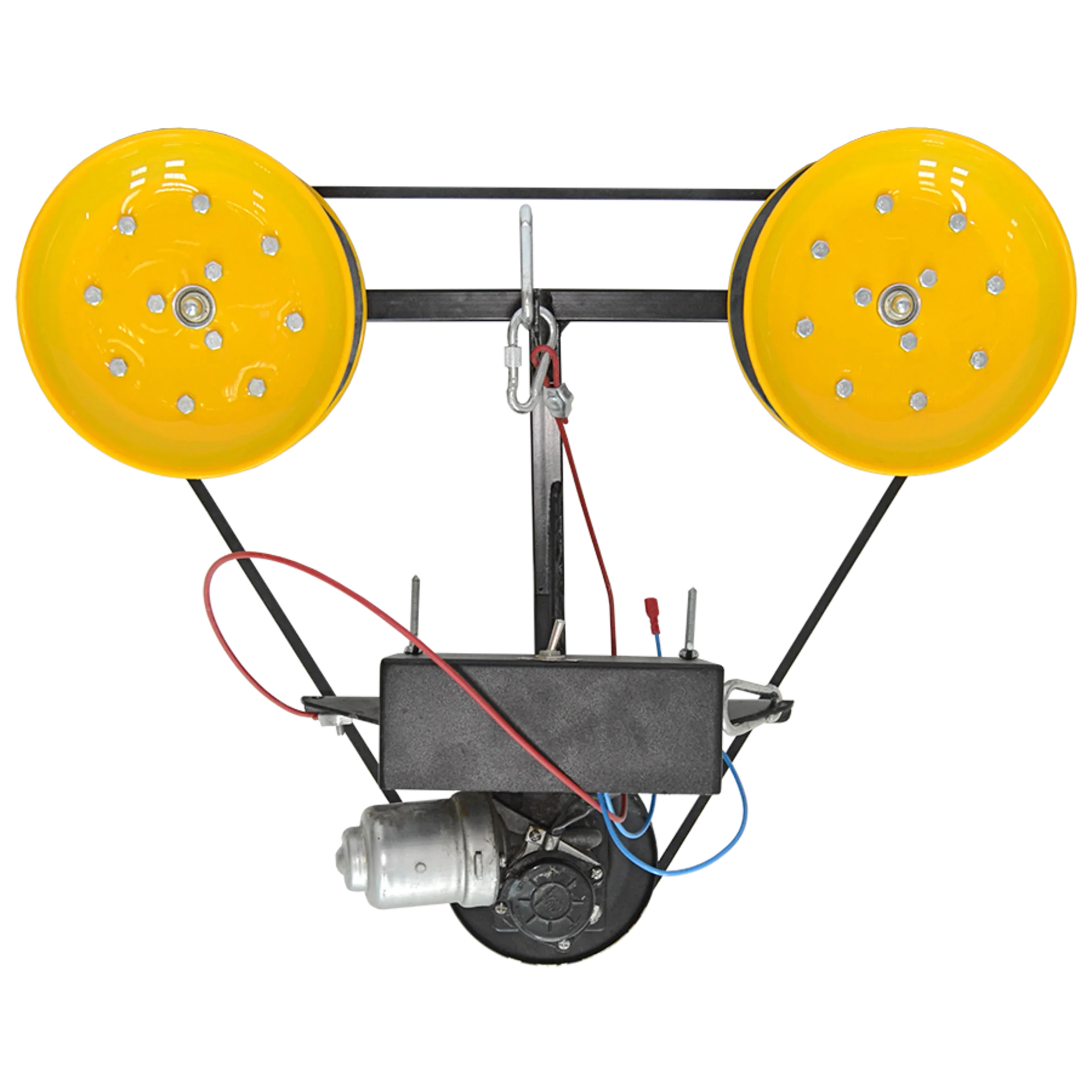 Тросоход- устройство, снабженное автономным источником питания, предназаченодля протяжки воздушных линий связи по существующим (ранее натянутым тросам, кабелями проводам) конструкциям