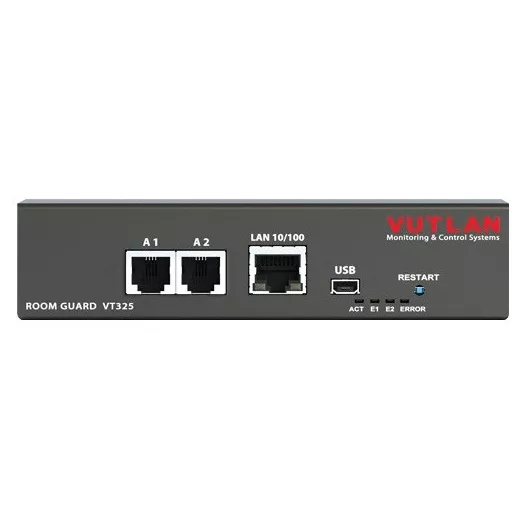 VUTLAN VT325 - Модуль мониторинга температуры, влажности, напряжения, протечки, дыма, дверей на небольших объектах.