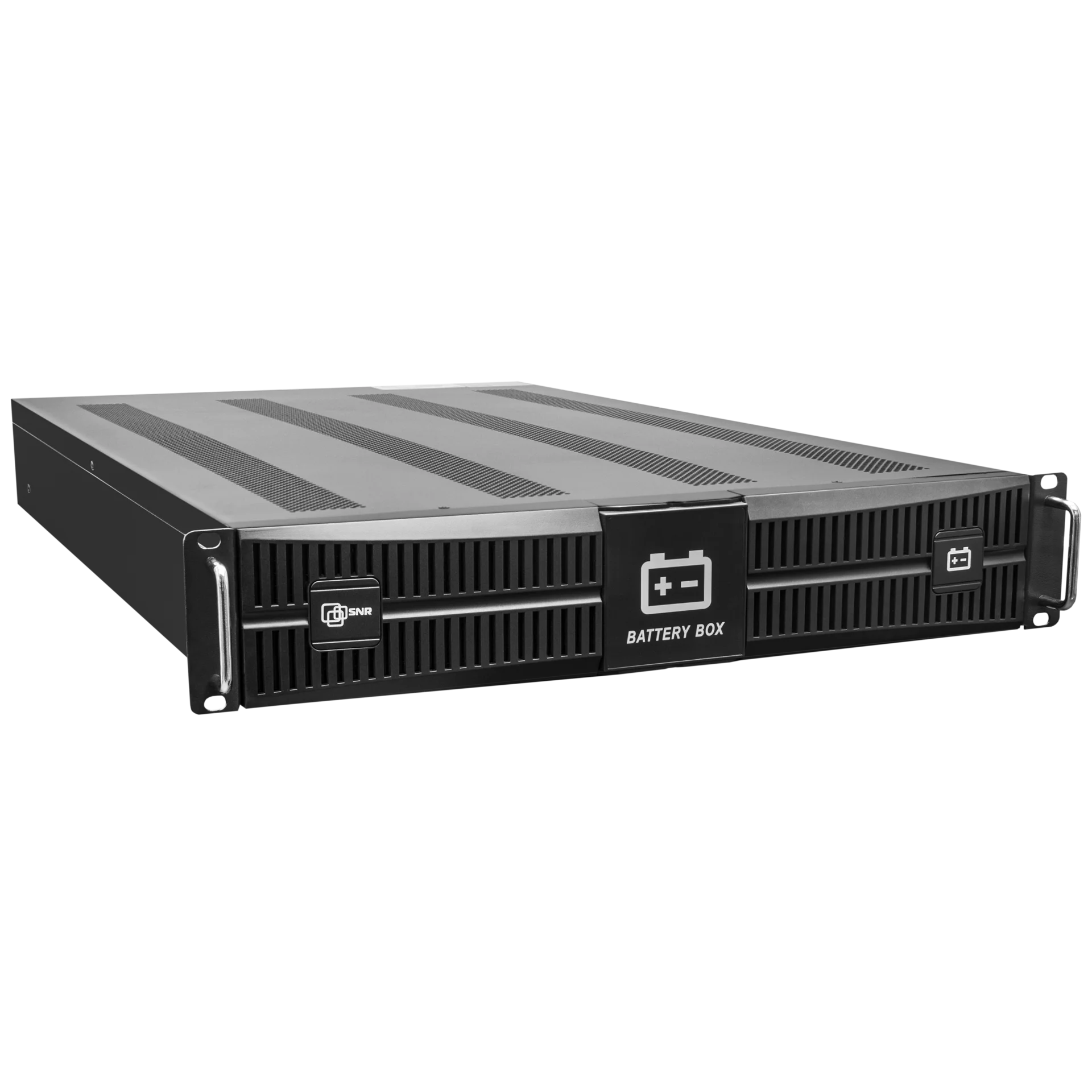 SNR-UPS-BCRT-610-INT - Блок батарей для ИБП 6кВА/1кВА серии Intelligent, 16 аккумуляторов типа 12В 9Ач. купить в Казани 	Внешний блок батарей серии Intelligent, монтируемый в стойку 19" или вертикально.	Предназначен для