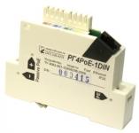 Info-Sys РГ4PoE 1DIN - Грозозащита Ethernet с заземлением, PoE