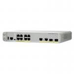 Cisco Catalyst WS-C3560CX-8TC-S - Коммутатор Layer3, 8 портов 10/100/1000 Gigabit Ethernet, аплинки: 2 x 1G SFP and 2 x 1G RJ-45, функционал программного обеспечения IP Base